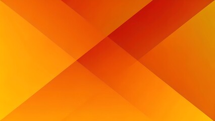 Yellow orange red abstract background for design. Geometric shapes. Triangles, squares, stripes, lines. Color gradient. Modern, futuristic. Light dark shades. Web banner.