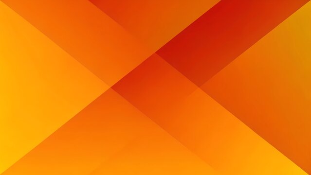 Yellow orange red abstract background for design. Geometric shapes. Triangles, squares, stripes, lines. Color gradient. Modern, futuristic. Light dark shades. Web banner.