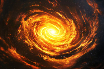 a spiral shaped object in the middle of a galaxy