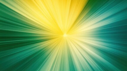 Obraz premium Vibrant radial gradient with glowing yellow and green light burst effect