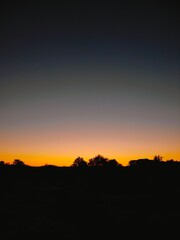 sunset in the mountains