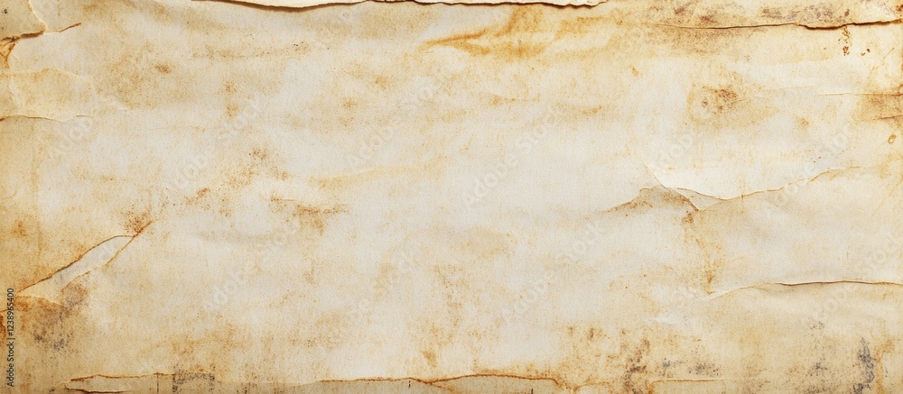 Poster old textured paper background with creases and stains suitable for vintage designs and document pres