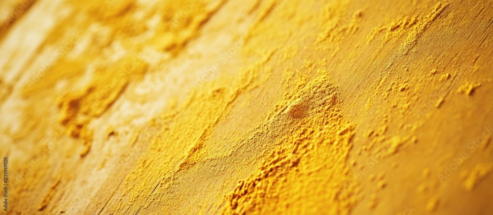 Poster yellow textured wall surface with an uneven finish and visible granular details suitable for backgro