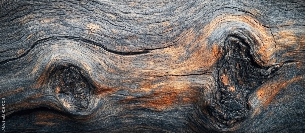 Poster wooden surface with rich texture and natural patterns showcasing knots and grain details suitable fo