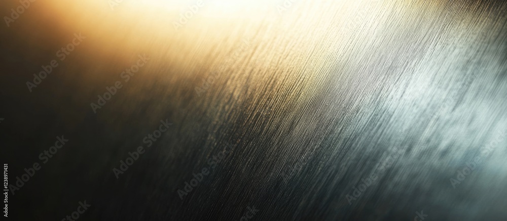 Poster abstract metal surface with delicate texture and warm lighting reflections suitable for background u