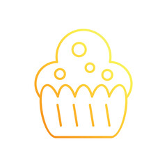 Cupcake  vector icon