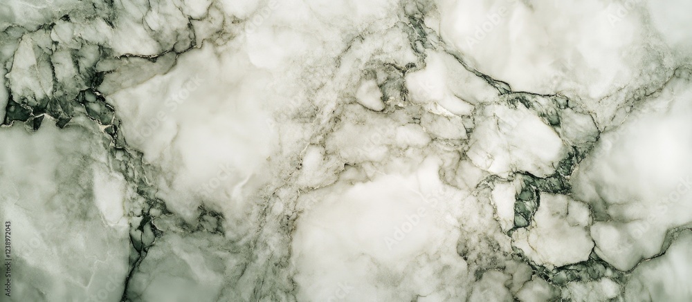 Poster marble texture background with green and white tones featuring organic veining design ideal for vari