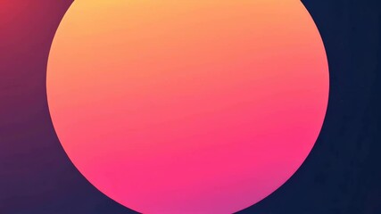 Large red circle on a blue background. The circle is surrounded by a blurry purple area. The image has a dreamy, surreal feel to it