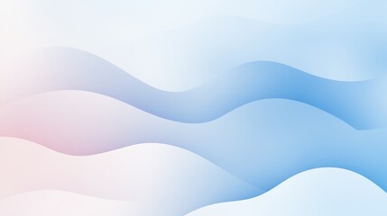 Fototapeta premium Soft blue and pink waves creating a pastel colored abstract background