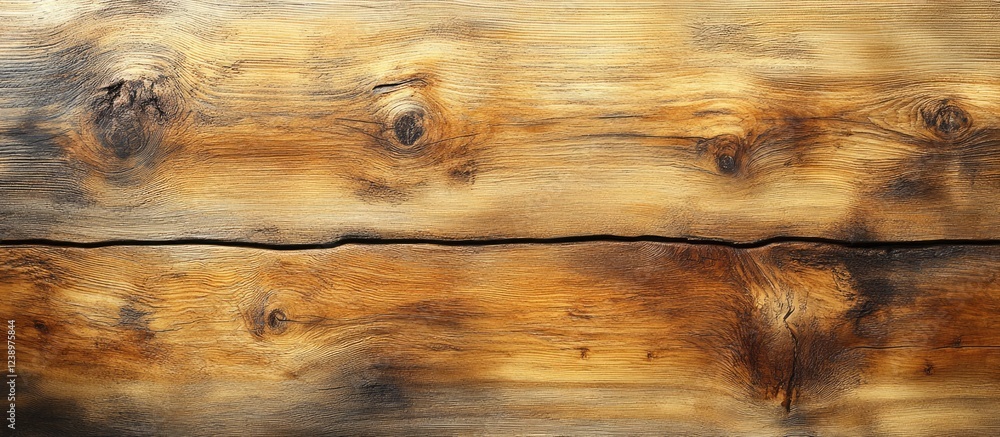 Poster Natural wooden surface with rich textures and patterns suitable for background or design elements Copy Space