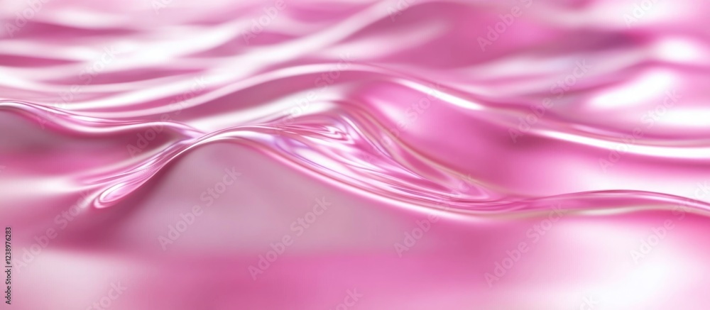 Poster pink silky fabric texture with soft waves and reflections suitable for backgrounds and designs copy 