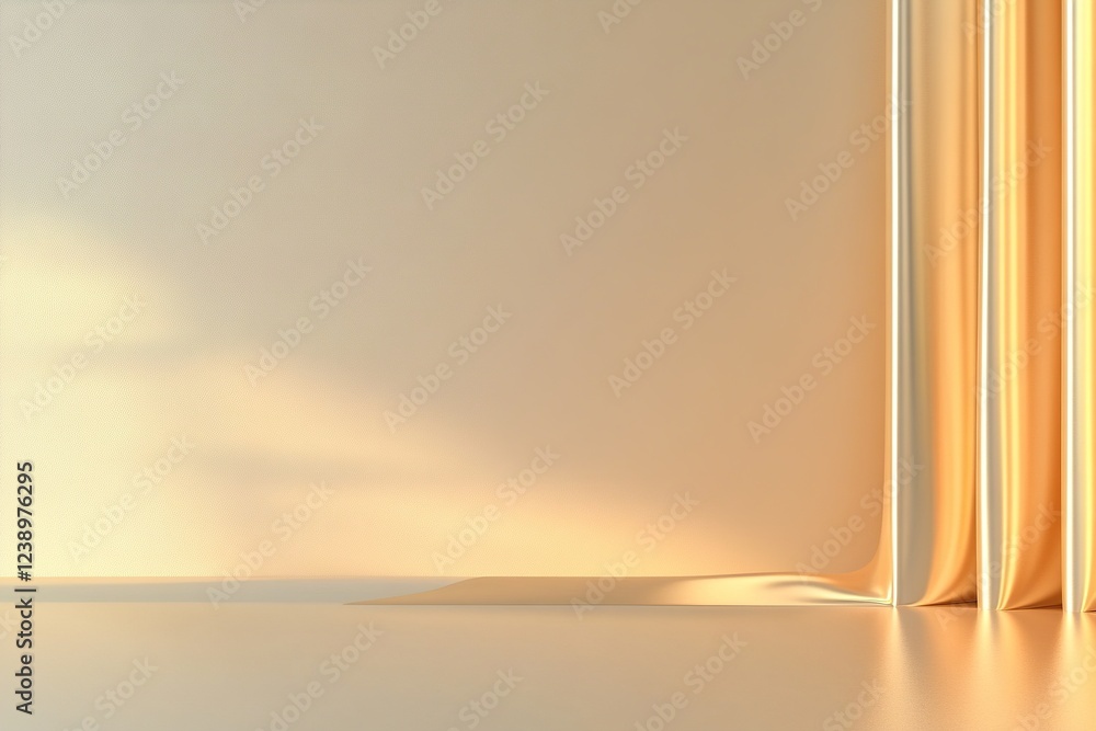 Poster this vibrant space features a gradient yellow backdrop that transitions from a bright center to soft
