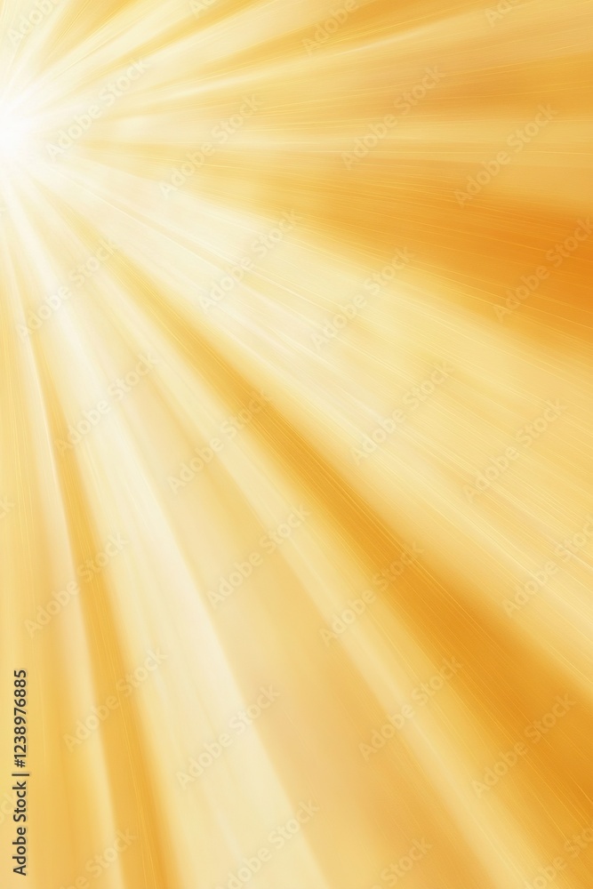 Poster a vibrant yellow backdrop transitions from a luminous center to soft edges, highlighted by glowing r