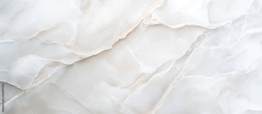 Aufkleber White marble texture with soft veins and patterns suitable for background or surface design Copy Space