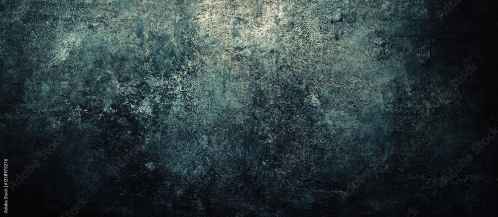 Poster Dark textured grunge background with subtle scratches and patina ideal for use as a backdrop or template Copy Space