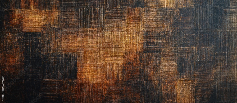 Aufkleber Abstract textured background in shades of brown and black with a brushed effect suitable for various design applications Copy Space
