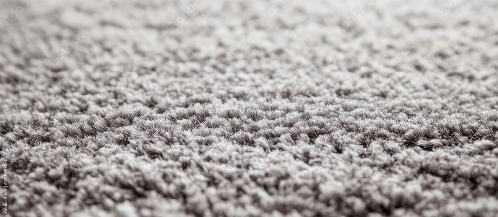 Aufkleber Close-up of textured gray carpet surface with soft fibers and intricate patterns suitable for background use Copy Space