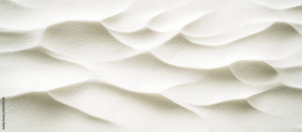 Poster White sand texture with soft waves and contours ideal for background design Copy Space