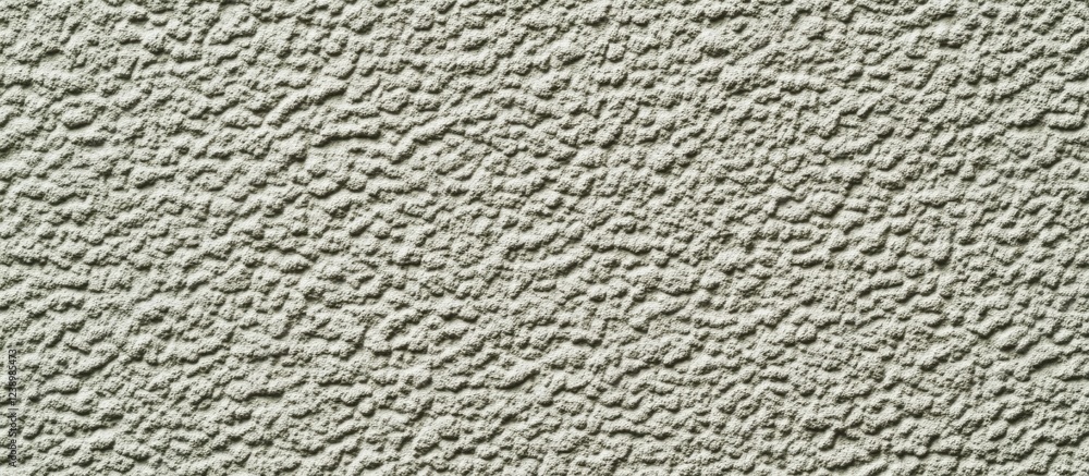 Aufkleber Textured and rough surface of light green wall plaster with detailed patterns ideal for background use Copy Space