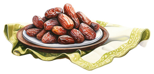 Obraz premium PNG Plate food freshness sultana.