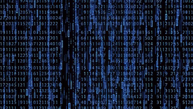 Abstract Binary Code Pattern � High-Tech Data Background
