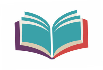 open book vector illustration