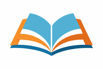 open book vector illustration