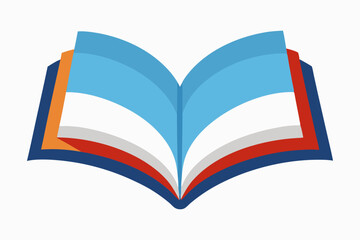 open book vector illustration