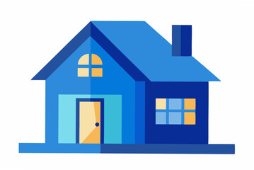 blue house icon