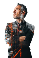 PNG Male architect photography man portrait.