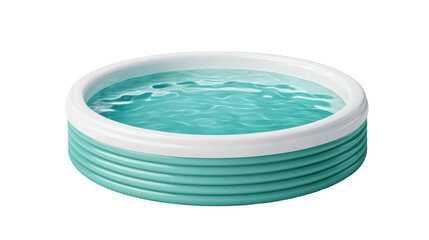 family sized swimming pool with built in steps, perfect for relaxation