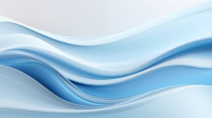 Obraz premium A minimalist abstract design with smooth gradients and soft blue tones, empty space in the center,generative ai illustration