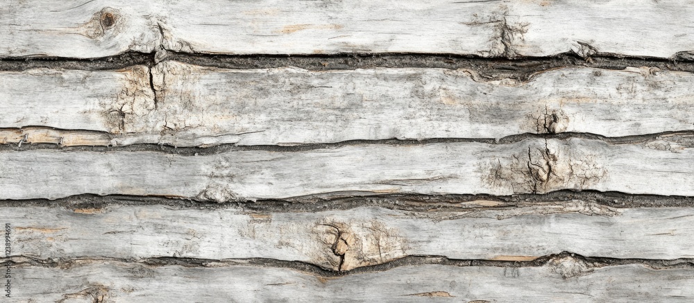 Poster gray weathered wooden planks texture background with visible cracks and crevices suitable for rustic