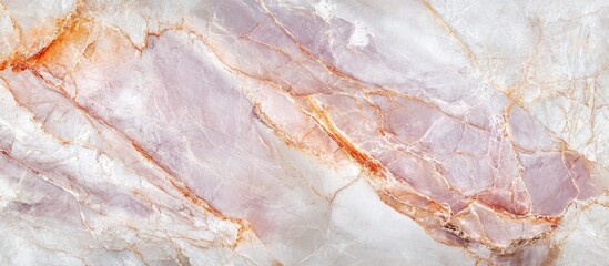 Fototapeta premium Textured marble background with natural veins and patterns in soft pastel colors including pink, white, and gold tones Copy Space