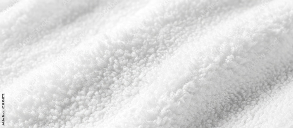 Poster white fleece texture with soft folds and patterns providing a plush and cozy appearance suitable for