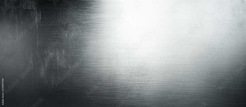 Poster abstract metallic background with gradient texture and soft light reflections, ideal for minimalisti
