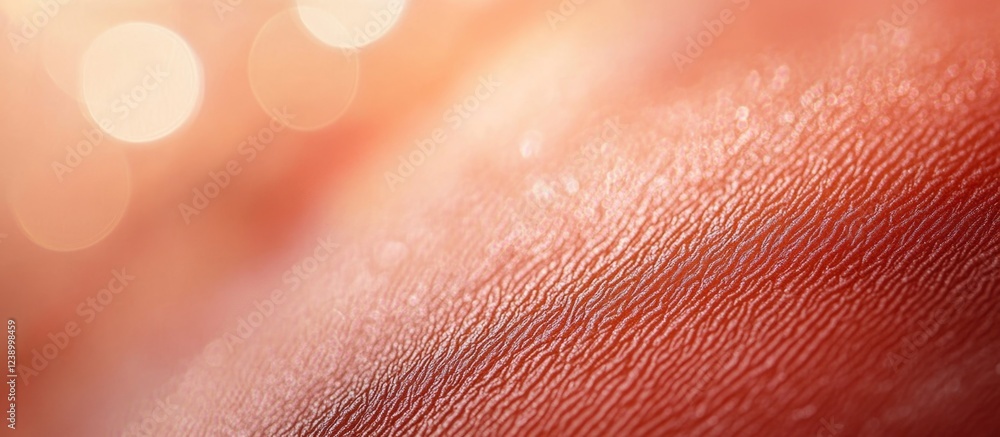 Poster close-up of textured fabric with soft lighting and bokeh effects in warm tones ideal for backgrounds