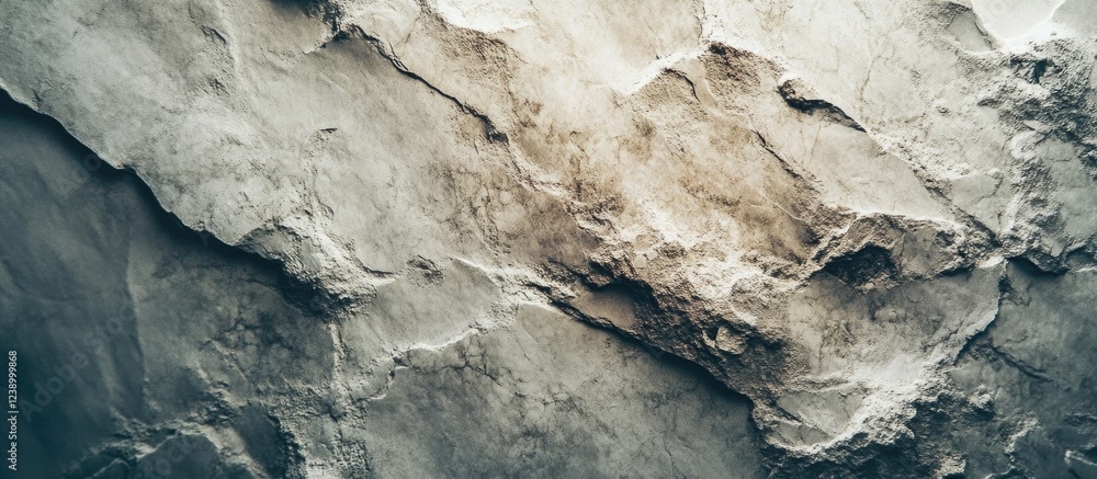 Poster textured abstract background of rough stone surface with irregular patterns and neutral tones suitab