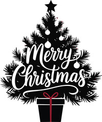 Merry Christmas T shirt design .