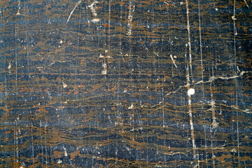 Glacier scratches on stone surface