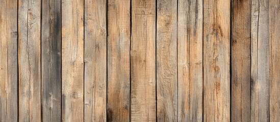 Wooden Wall Texture with Vertical Planks in Natural Brown Tones Ideal for Background Use Copy Space Available