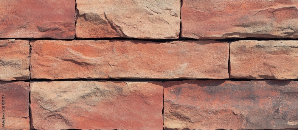 Aufkleber textured natural stone wall with warm color tones and irregular patterns, suitable for background ap