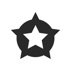 Star Icon silhouette element