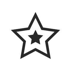 Star Icon silhouette element