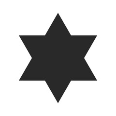 Obraz premium Star Icon silhouette element