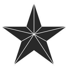Star Icon silhouette element