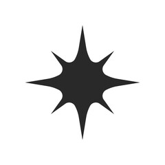 Star Icon silhouette element