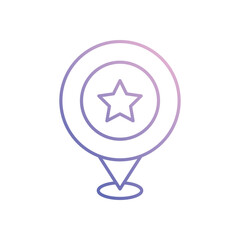 Pinpoint  vector icon