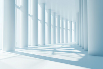 A Beautiful Airy Widescreen Minimalistic White and Light Background with Subtle Textures – An Elegant, Modern Setting Evoking Calm and Clarity for Contemporary Visual Displays