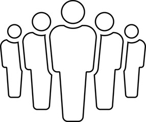 Group of people icons. Team icons set. People. Employee people group icon team staff. User profile symbol. Group of people or group of users. Persons symbol. Vector illustration